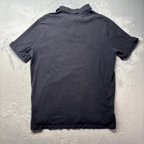 Polo Ralph Lauren Men's Size Large Polo Shirt Classic Fit Navy Blue w/ Logo - Picture 9 of 10